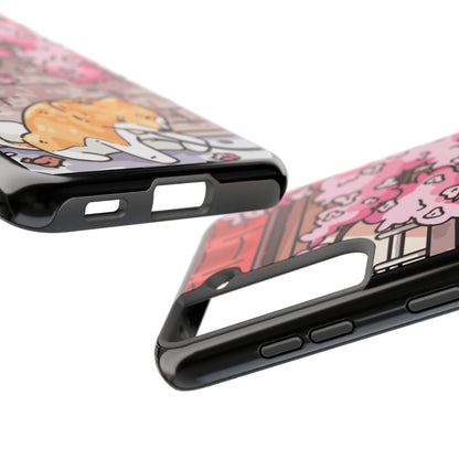 Shiba Inu Cherry Blossom Phone Case — Japanese House Art