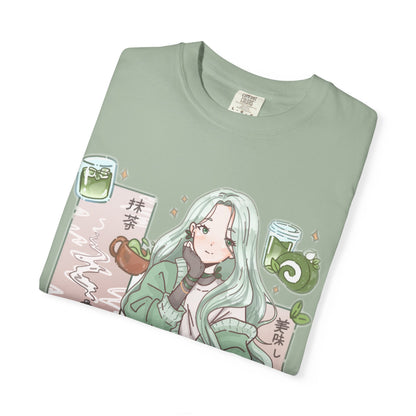 Green Tea-shirt | Anime Girl T-Shirt