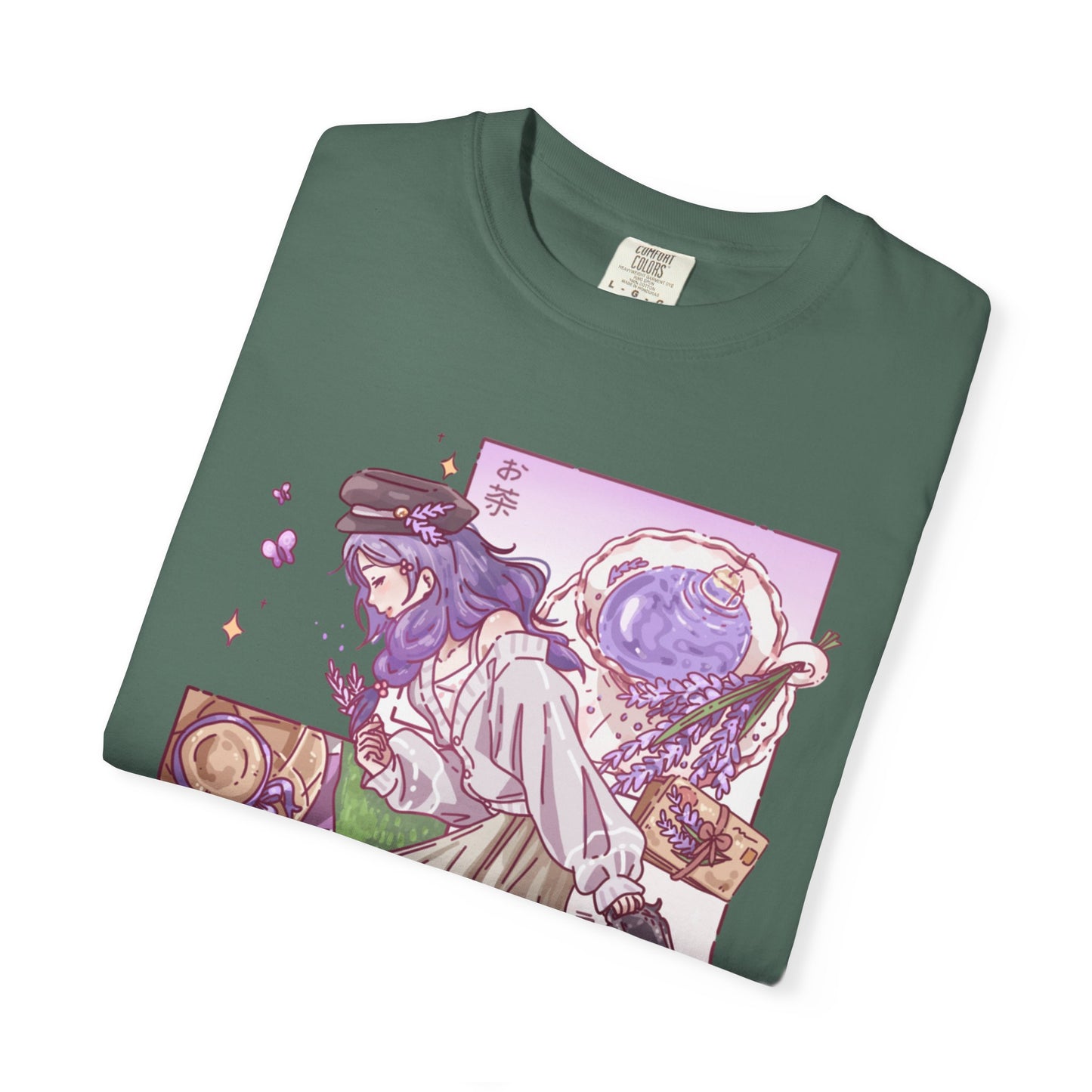 Lavender Tea-Shirt | Anime Girl T-Shirt