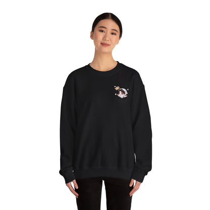 Pocket Levi Crewneck Sweatshirt-Hand Drawn Attack on Titan Fan Art Design