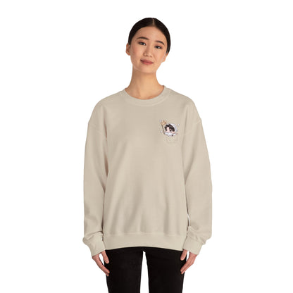 Pocket Levi Crewneck Sweatshirt-Hand Drawn Attack on Titan Fan Art Design