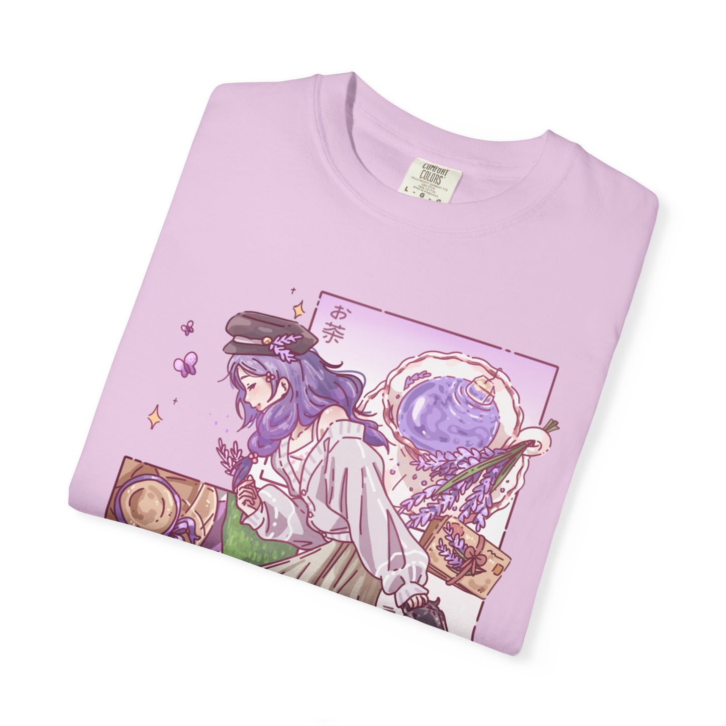 Lavender Tea-Shirt | Anime Girl T-Shirt