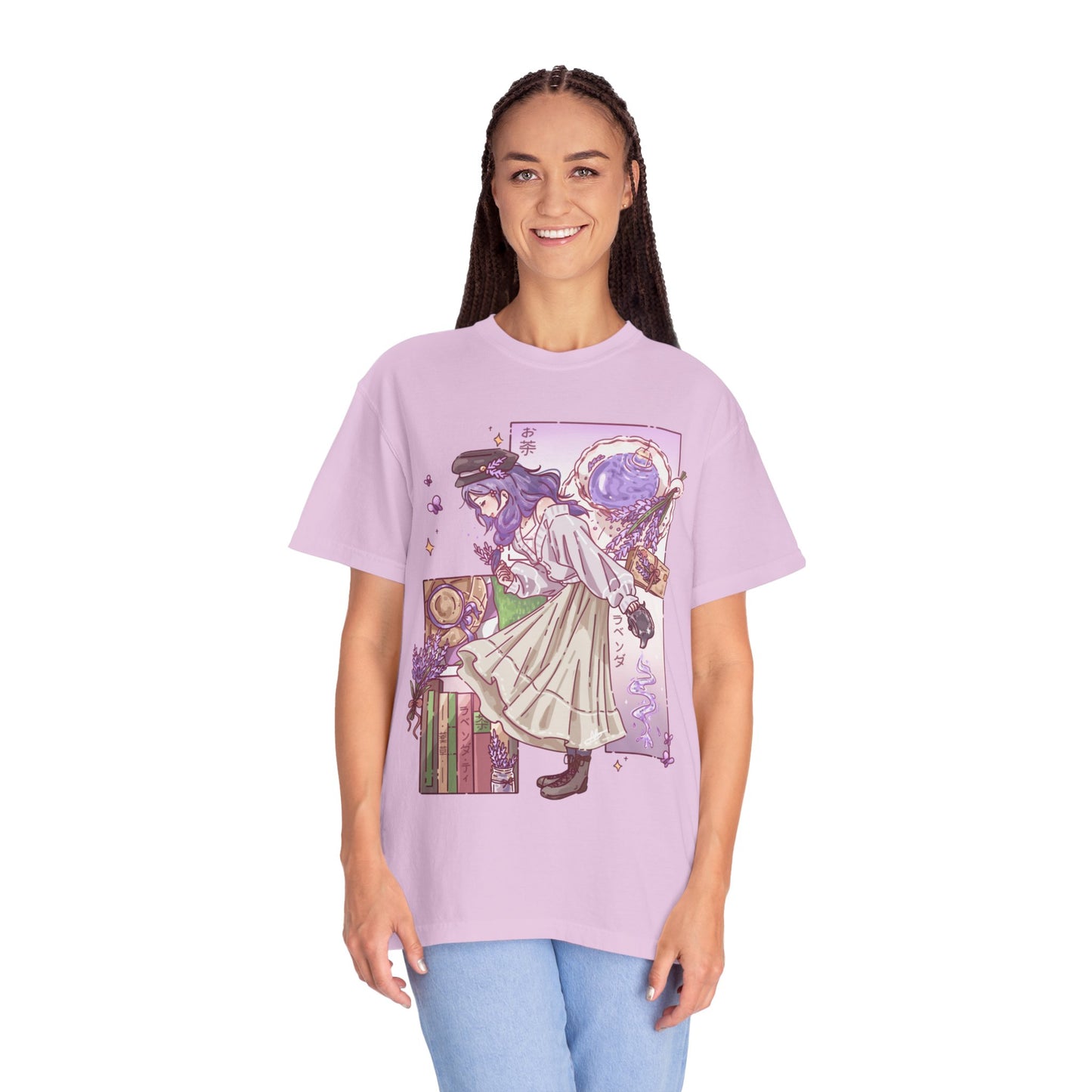 Lavender Tea-Shirt | Anime Girl T-Shirt